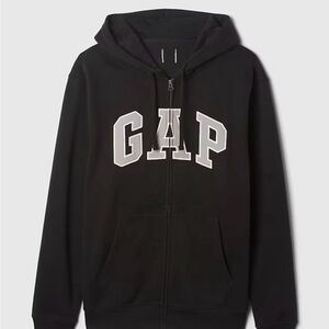 NWT ADULT GAP VintageSoft Arch Logo Zip Hoodie